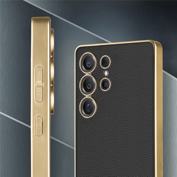 Pouzdro pro Samsung Galaxy S25 Ultra, GKK Leather, černé