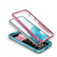 Pouzdro pro Samsung Galaxy S23 Plus, CamShield Slide, růžové/ zelený