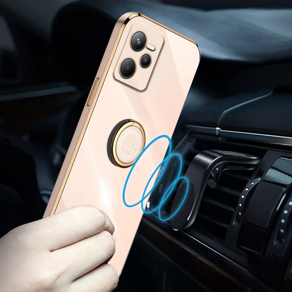 Pouzdro pro Realme C35, Electro Ring, růžové