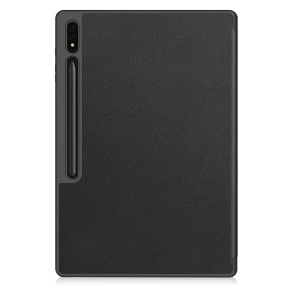 Pouzdro pro Samsung Galaxy Tab S10 Ultra, Smartcase s prostorem pro stylus, černé