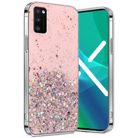 Pouzdro pro Samsung Galaxy A41, Glittery, růžové