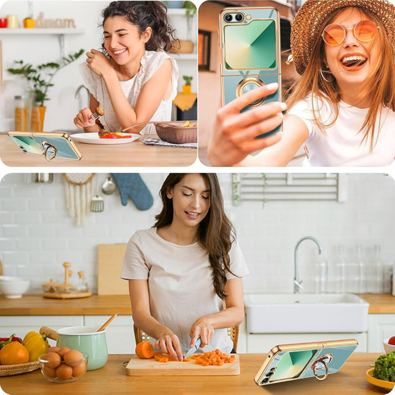 Pouzdro pro Samsung Galaxy Z Flip7 FE / Z Flip6, Electro Ring, mincovní