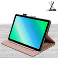 Pouzdro pro iPad 10.2" 2021/2020/2019 (9/8/7 gen.), s klopou, animal, růžové