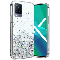 Pouzdro pro Vivo V21 5G, Glittery, průhledné