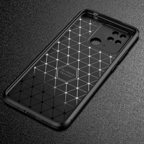 Pouzdro pro Xiaomi Redmi 10C, Carbon Gel, černé