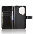 Klopové pouzdro pro Honor 400 Pro 5G, Crazy Horse Wallet, černé