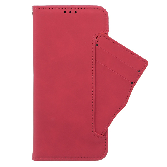 Klopové pouzdro pro Oppo A38 4G / Oppo A18 4G, Card Slot, červené