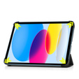 Pouzdro pro iPad 10.9 2022 10 Gen, Smartcase s prostorem pro stylus, černé