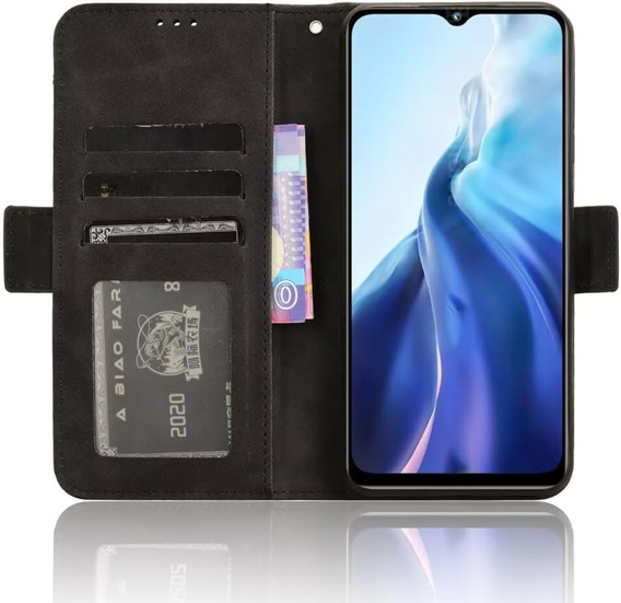 Klopové pouzdro pro Realme Note 70T 4G, Card Slot, černé