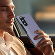 Flipové pouzdro pro Samsung Z Fold6 5G, Smart View Wallet, levandulové