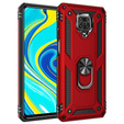 Pancéřové pouzdro pro Xiaomi Redmi Note 9S / 9 Pro, Nox Case Ring, červené