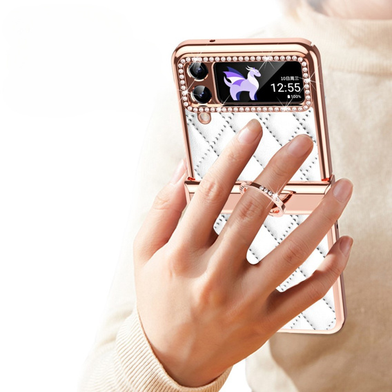 Pouzdro pro Samsung Galaxy Z Flip 4 5G, Rhombus Grid