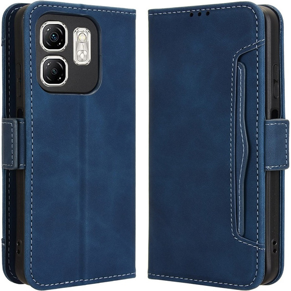 Klopové pouzdro pro Infinix Hot 50i 4G, Card Slot, námořnicky modré
