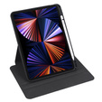 Pouzdro pro iPad Pro 11" 2022/2021/2020 (4/3/2 gen.), s prostorem pro stylus, otočné o 360°, černé
