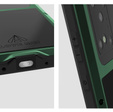 Pouzdro Love Mei pro Samsung Galaxy S20 Ultra, armored with glass, zelené