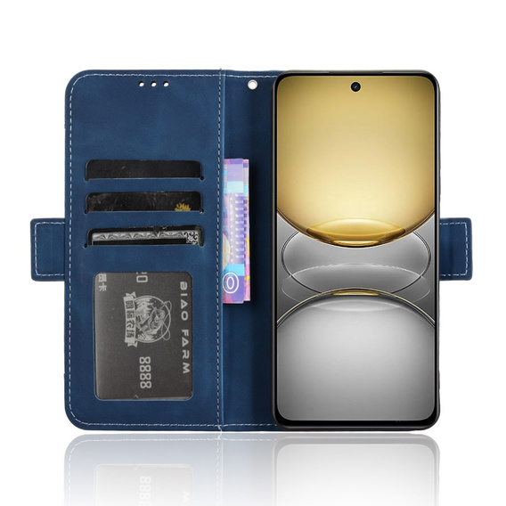 Klopové pouzdro pro Realme 14X / Realme C75, Card Slot, námořnicky modré