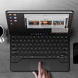 Pouzdro s klávesnicí pro Samsung Galaxy Tab S10+/S9 FE+ Plus/S9+/ S8+/ S7+/ S7 FE, Dexnor Magnetic Keyboard Touchpad, černé