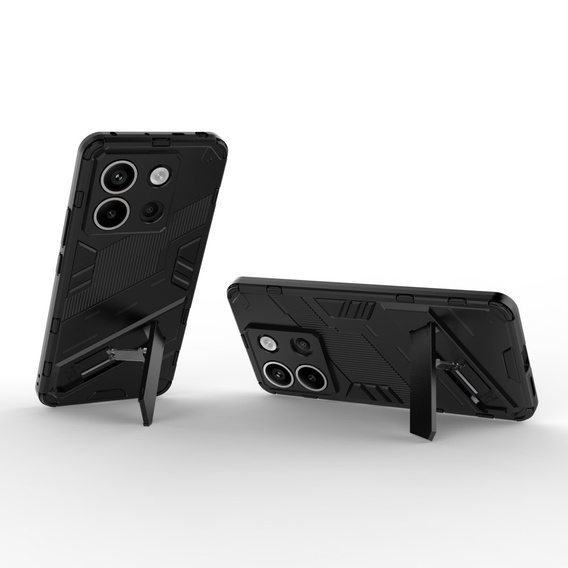 Pouzdro pro Xiaomi Redmi Note 13 Pro 5G, Military kickstand, černé