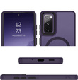 Pouzdro pro Samsung Galaxy S20 FE, pro MagSafe, ERBORD Matt Case, tmavě fialové + sklo na displej
