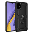 Pancéřové pouzdro pro Samsung Galaxy A51, Nox Case Ring, černé