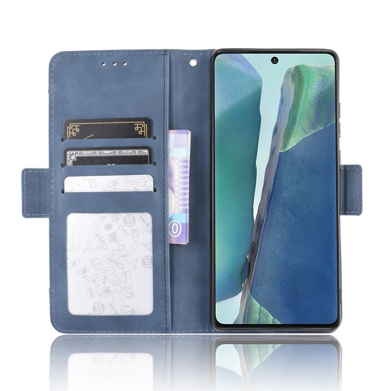 Klopové pouzdro pro Samsung Galaxy S20 FE, Card Slot, modré