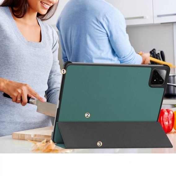 Pouzdro pro Xiaomi Pad 7 / 7 Pro, Smartcase, zelené