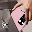Flipové pouzdro pro Samsung Galaxy A55 5G, Smart View Wallet, růžové