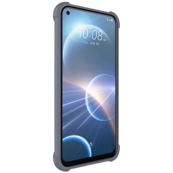 IMAK pouzdro pro HTC Desire 22 Pro 5G, Dropproof, šedé