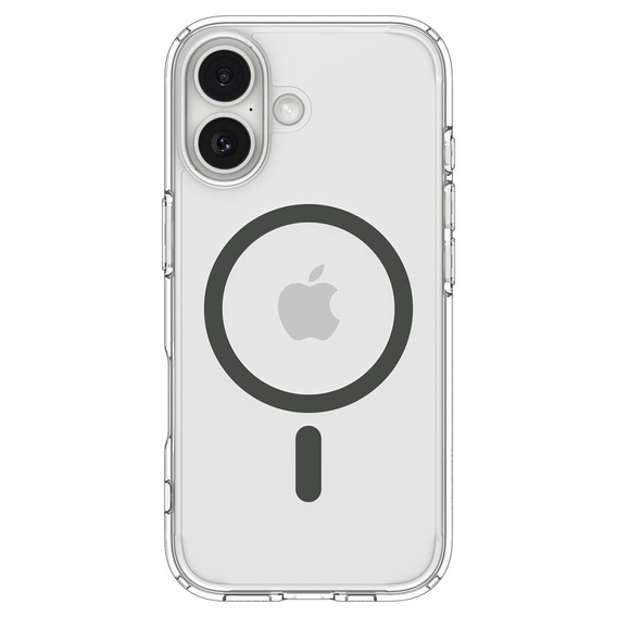 Spigen Ultra Hybrid MagSafe pouzdro pro iPhone 17, čiré/grafitové