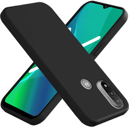 Pouzdro pro Motorola Moto E40/E30/E20, Silicone Lite, černé