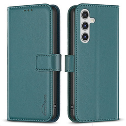 Klopové pouzdro pro Samsung Galaxy A55 5G,BINFEN Wallet, zelený