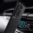 Pouzdro pro Samsung Galaxy A55 5G, s magnetickým úchytem, černé