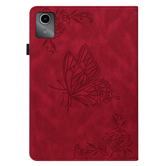 Pouzdro pro Lenovo Tab M11, Butterfly, červené