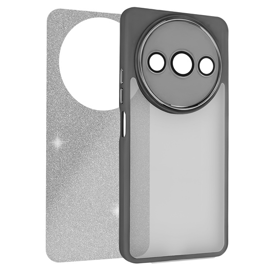 Pouzdro pro Xiaomi Redmi A3, Glittery Powder, černé