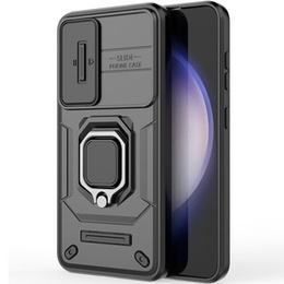 Pouzdro pro Samsung Galaxy S24, KickStand Camera Lens, černé