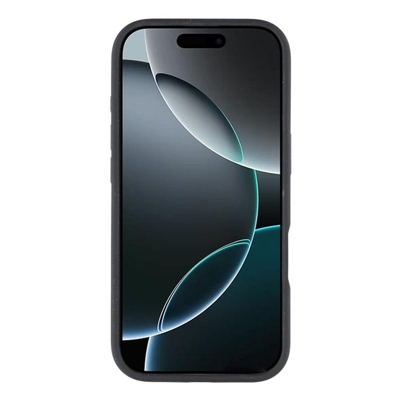 Silikonové pouzdro pro iPhone 17 Pro Max, pro MagSafe, proti nárazu, černé