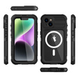 Vodotěsné pouzdro IP68 pro iPhone 14, SHELLBOX MagSafe, černé