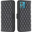 Klopové pouzdro pro Motorola Edge 40 Neo, Wallet, BINFEN COLOR, černé