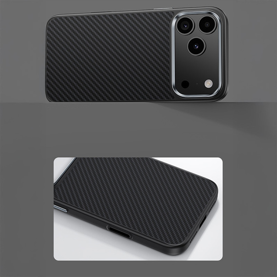 BENKS Kevlar Armor PRO Carbon Fiber 600D A069 pouzdro MagSafe pro iPhone 17 Pro
