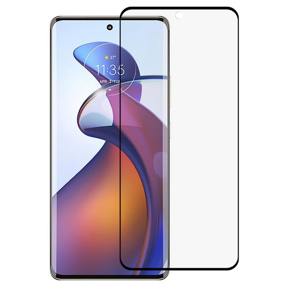 3D tvrzené sklo pro Motorola Edge 30 Fusion, černé