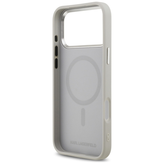 Pouzdro Karl Lagerfeld Karl & Choupette Pins MagSafe pro iPhone 17 Pro Max