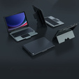 Pouzdro + klávesnice Galaxy Tab S9+, NILLKIN Bumper Pen Slot, černé