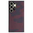 Pouzdro pro Samsung Galaxy S24 Ultra, Aramid Fiber MagSafe, červené
