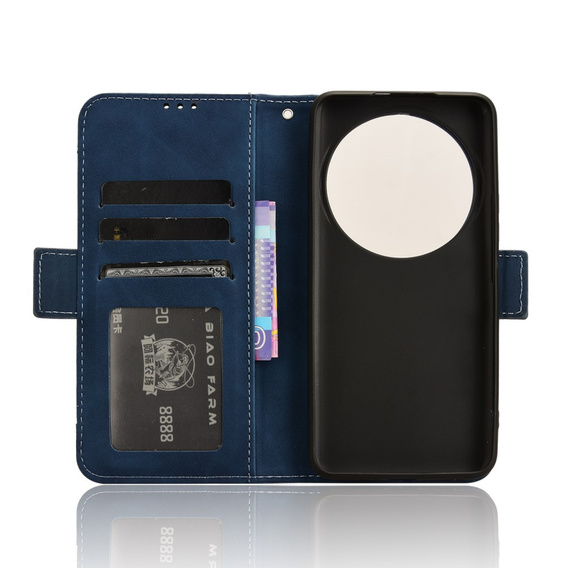Klopové pouzdro pro Xiaomi 14 Ultra, Card Slot, námořnicky modré