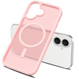 Pouzdro Matt pro iPhone 17, pro MagSafe, průsvitné růžové