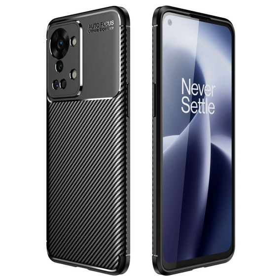 Pouzdro pro OnePlus Nord 2T 5G, Carbon Gel Case, černé