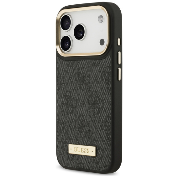 Pouzdro GUESS 4G Logo Plate MagSafe pro iPhone 17 Pro