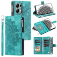 Klopové pouzdro pro Xiaomi Redmi Note 13 Pro 4G / Xiaomi Redmi Note 14S / Xiaomi Poco M6 Pro 4G, Mandala, zelené