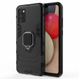 Pouzdro pro Samsung Galaxy A02S, Kickstand Ring, černé