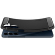 Pouzdro Spigen pro Samsung Galaxy A16 4G/ 5G, Rugged Armor MagSafe, černé + tvrzené sklo 9H